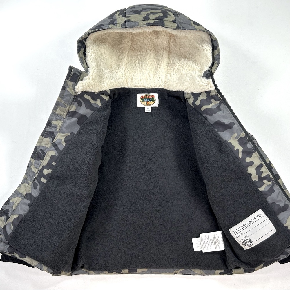 Bass Pro Shops Outdoor Kids Camo Puffer Jacket Size 3 Toddler - Picture 8 of 13